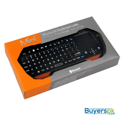 MINI BLUETOOTH BACKLIGHT KEYBOARD WITH BUILT-IN TOUCHPAD IS11BT05 - Keyboard