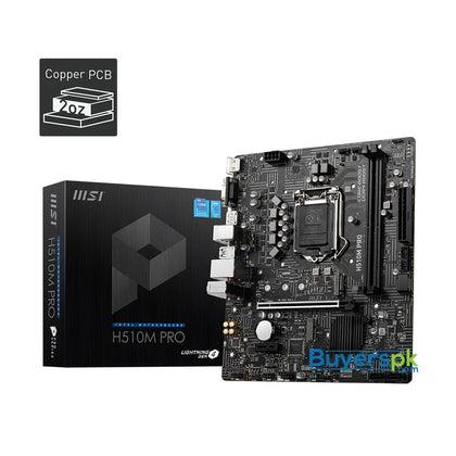 Msi H510m Pro Micro Atx Lga1200 Motherboard - Price in Pakistan