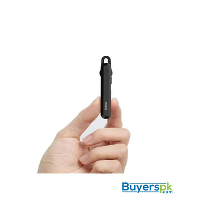 QCY A1 Pin Size Wireless Bluetooth Earphone - Black - headset