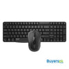 Rapoo Wireless Keyboard and Mouse X1800s Black