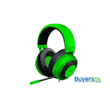 Razer Kraken Pro V2 - nalog Gaming Headset - Green - Oval Ear Cushions - Headset