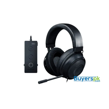 Razer Kraken Tournament Edition - Wired Gaming Headset with USB Audio Controller - Black - Headset