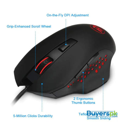 Redragon Gainer M610 Wired Usb Gaming Mouse - Price in Pakistan