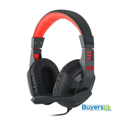 Redragon H120 Wired Gaming Headset with Microphone for PC (Black) - Headset