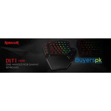 Redragon K585 Diti One-handed Rgb Mechanical Gaming Keyboard - Price in Pakistan