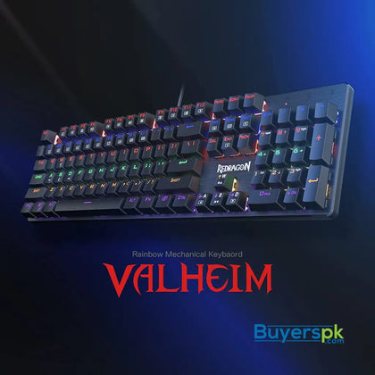 Redragon K608 Valheim Rainbow Gaming Keyboard - Price in Pakistan