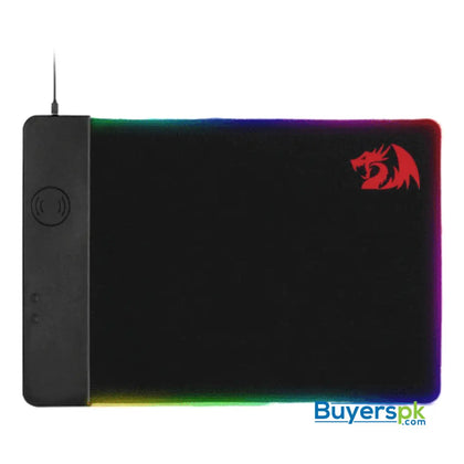 Redragon P025 Qi 10w Fast Wireless Charging Rgb Backlit Mouse Pad - Price in Pakistan