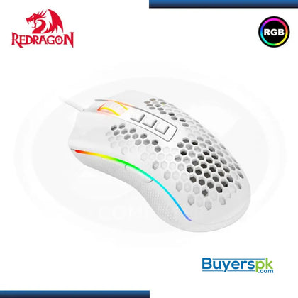 Redragon Storm Elite Lunar White M988w Gaming Mouse - Price in Pakistan