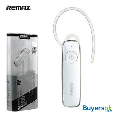 Remax Bluetooth Handsfree T8 White Colour - Headset