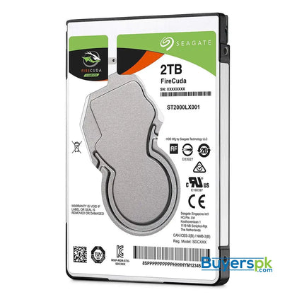 Seagate FireCuda ST2000LX015 2TB 128MB Cache SATA 6.0Gb/s 2.5 Laptop Internal Hard Drive 5 Yrs Warranty - Hard Drive