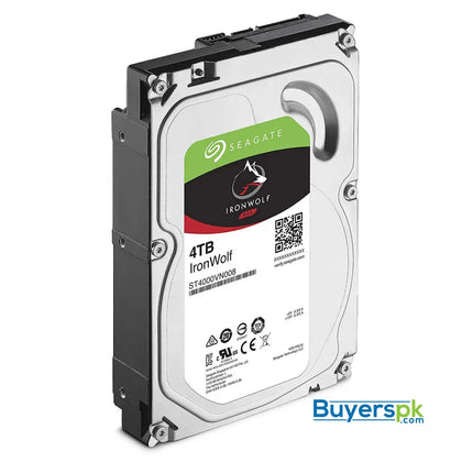 Seagate IronWolf NAS 5900RPM Internal SATA Hard Drive 4TB 6Gb/s 3.5-Inch (ST4000VN008) 3 Yrs Warranty - Hard Drive