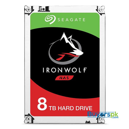 Seagate IronWolf NAS 7200RPM Internal SATA Hard Drive 8TB 6Gb/s 3.5-Inch (ST8000VN0022) 3 Yrs Warranty - Hard Drive