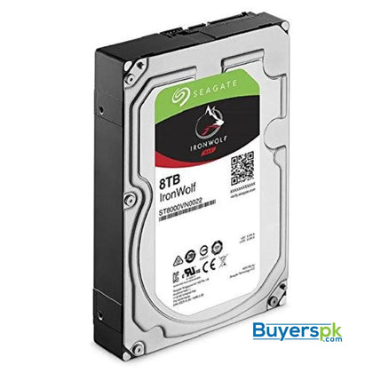 Seagate IronWolf NAS 7200RPM Internal SATA Hard Drive 8TB 6Gb/s 3.5-Inch (ST8000VN0022) 3 Yrs Warranty - Hard Drive