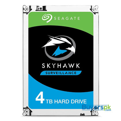 Seagate SkyHawk 4TB Surveillance Hard Drive - SATA 6Gb/s 64MB Cache 3.5-Inch Internal Drive (ST4000VX007) 3 Yrs Warranty - Hard Drive