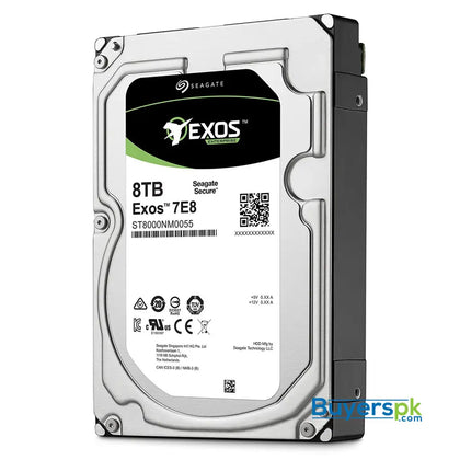 Seagate ST8000NM0055 8TB 7200 RPM SATA 6Gb/s 512e 256MB Cache 3.5 Internal Enterprise Hard Drive 3 Yrs Warranty - Hard Drive