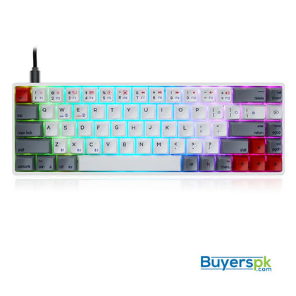 Sk68s Retro (pbt Keycaps) Switches: Yellow - Gaming keyboard Price in Pakistan