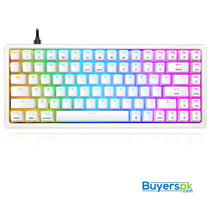 Sk84k White (abs Keycaps) Switches: Red - gaming keyboard Price in Pakistan