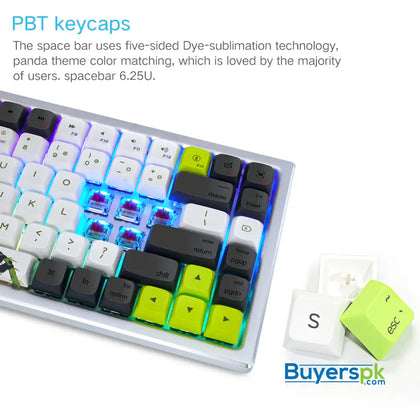 Sk84s Panda (gk1 Keycaps) Switches: Red - gaming keyboard Price in Pakistan