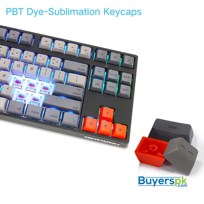 Sk87s Deep Gray (pbt Keycaps) Switches: Brown - Price in Pakistan