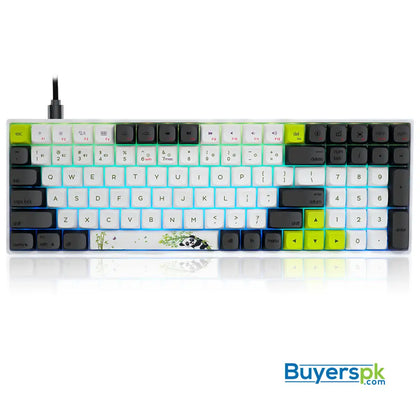 Sk96s Panda (gk1 Keycaps) Switches: Brown - gaming keyboard Price in Pakistan