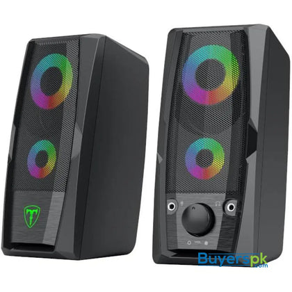 T-dagger Matrix T-tgs550 2 X 3w | 3.5mm | Rgb Speakers – Black - Speaker Price in Pakistan