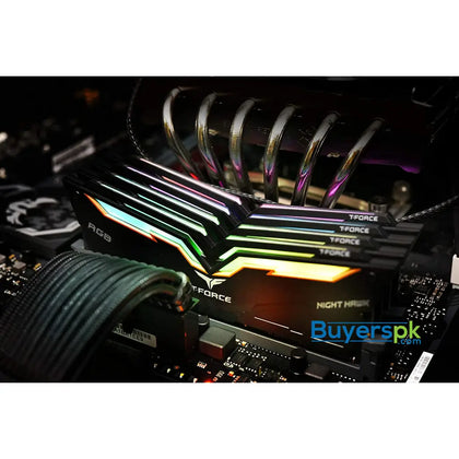 Teamgroup T-force Nighthawk Rgb Ddr4 3200mhz 16gb (8gbx2) (tf1d416g3200hc16cdc01) Ram - RAM Price in Pakistan