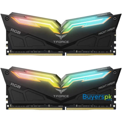 Teamgroup T-force Nighthawk Rgb Ddr4 3600mhz 16gb (8gbx2) (tf1d416g3600hc18jdc01) Ram - RAM Price in Pakistan