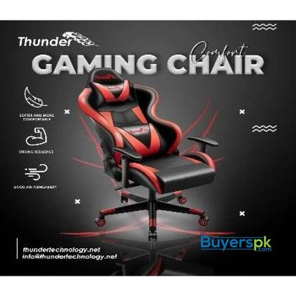 Thunder Gaming Chair Red - Price in Pakistan