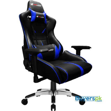 Warlord Templar Gaming Chair - Black/Blue Templar-Blue - Chair