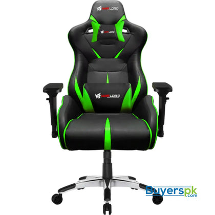 Warlord Templar Gaming Chair - Black/Green Templar-Green - Chair