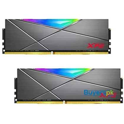 Xpg Spectrix D50 Rgb Gaming Memory 16gb (2x8gb) Ddr4 3200mhz Cl16 Grey - RAM Price in Pakistan